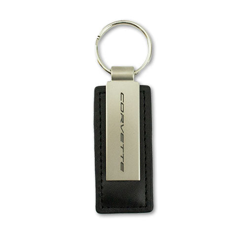C8 Corvette Text Keychain