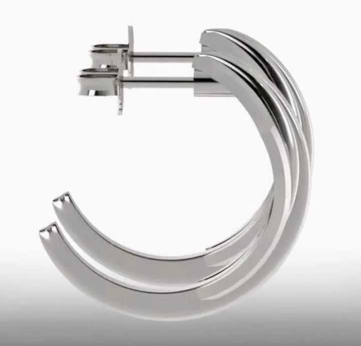 E-Ray Corvette Earrings Sterling Silver