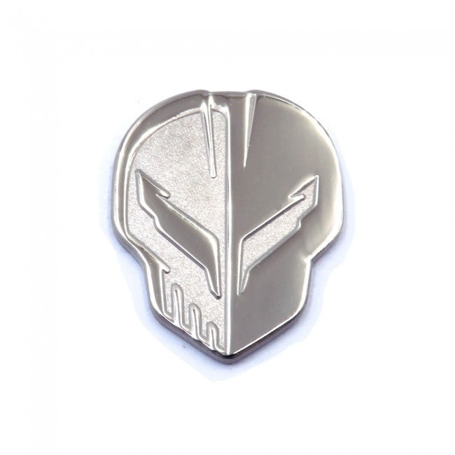 C8.R Corvette Jake Racing Silver Lapel Pin