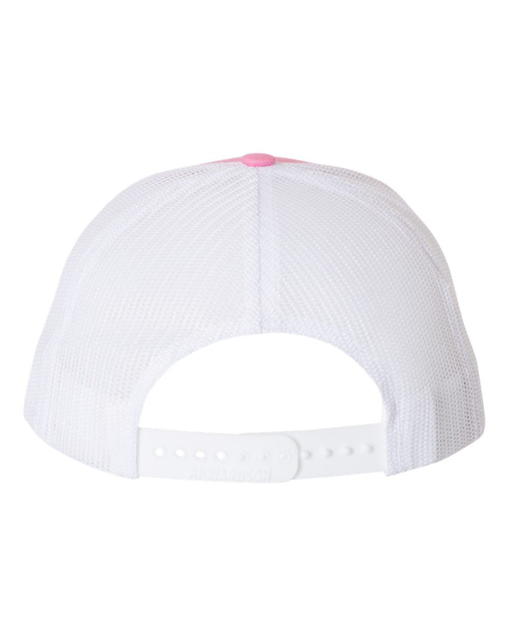 Lingenfelter Pink White Mesh Hat Back View