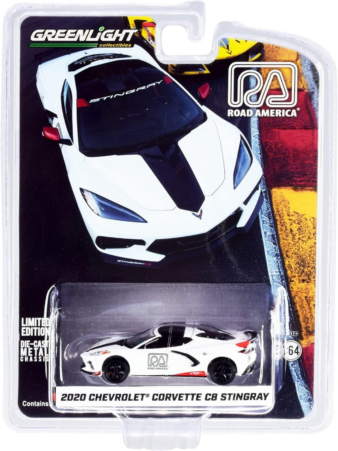 Road America orvette c8 stingray pace car diecast 1:64