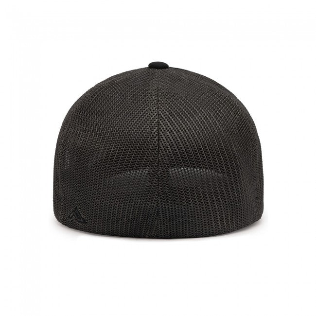 ZR1 Corvette Flexfit Hat Graphite Black Mesh Cap back view
